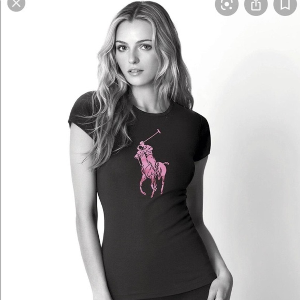 Ralph Lauren Label Vintage Pink Pony T-shirt